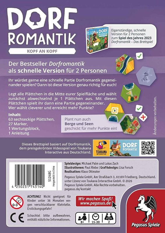 Dorfromantik - Kopf an Kopf Rueckseite