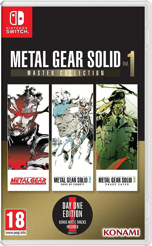 Metal Gear Solid: Master Collection (PEGI) Cover