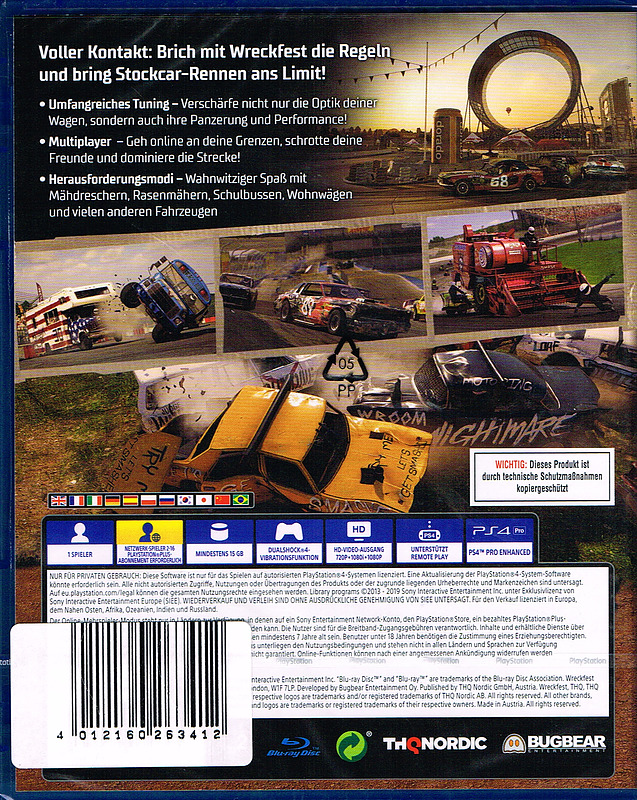 Wreckfest Rueckseite