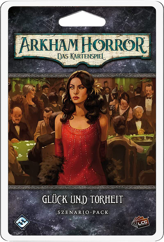 Arkham Horror: LCG - Glück und Torheit Szenario Pack Cover Arkham Horror: LCG - Glück und Torheit Szenario Pack Cover