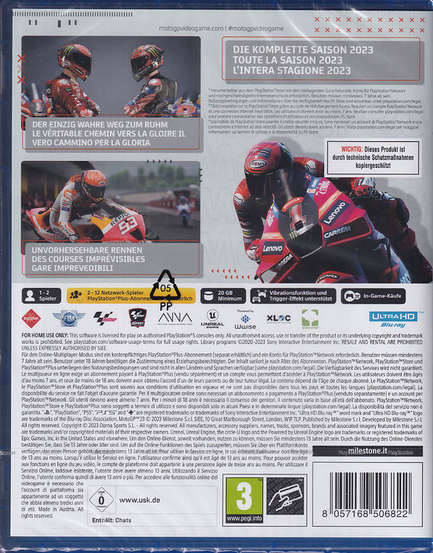MotoGP 23 Day One Edition Rueckseite