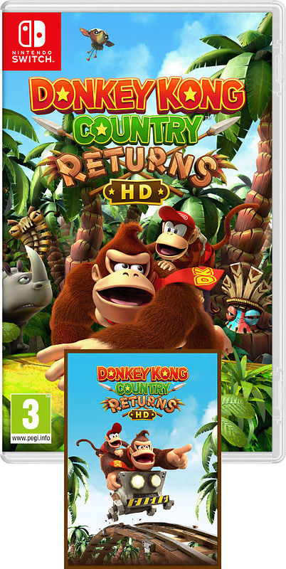 Donkey Kong Country Returns HD + Bonus (AT-PEGI) Cover
