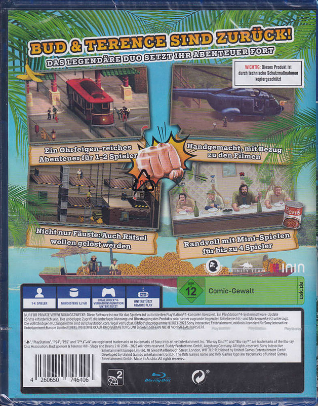 Bud Spencer & Terence Hill 2: Slaps and Beans Rueckseite