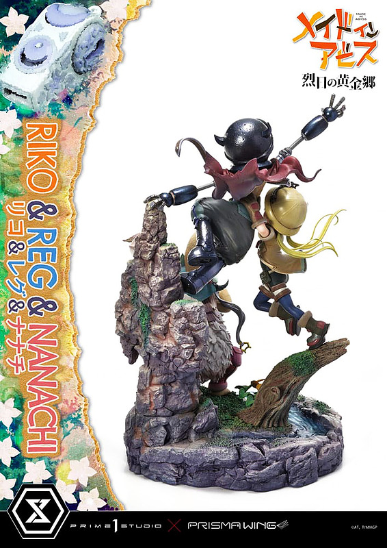 Made in Abyss Statue Riko, Reg & Manachi Rueckseite