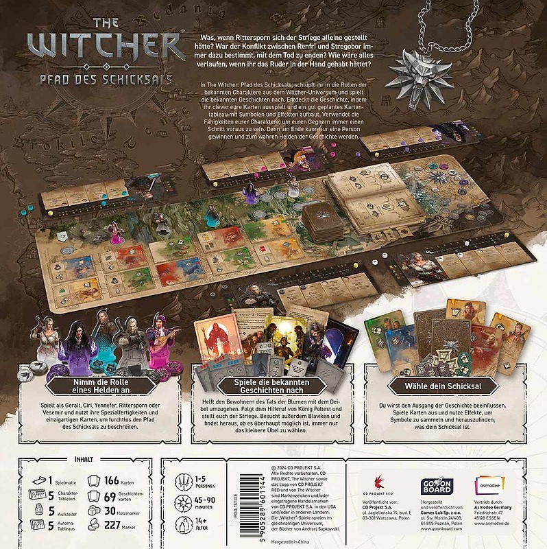 The Witcher: Pfad des Schicksals Rueckseite
