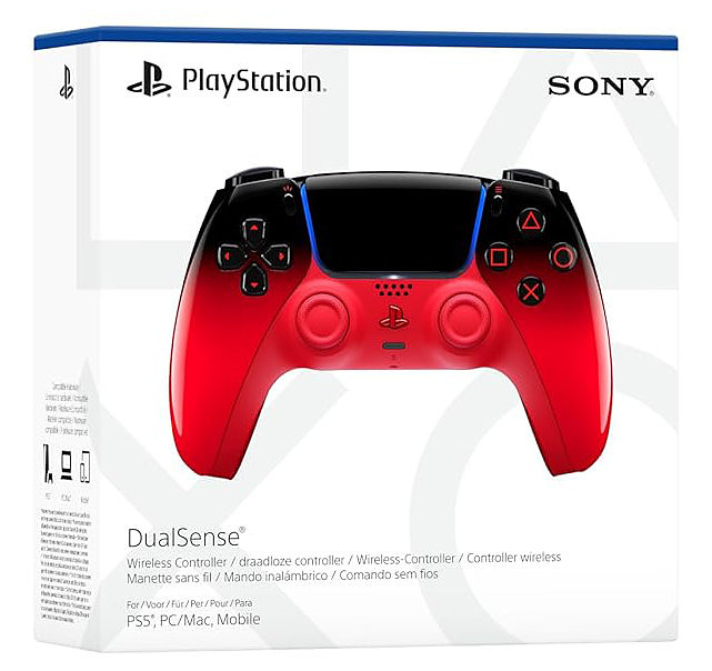Controller DualSense 5 V3 Hyperpop Techno Red Cover