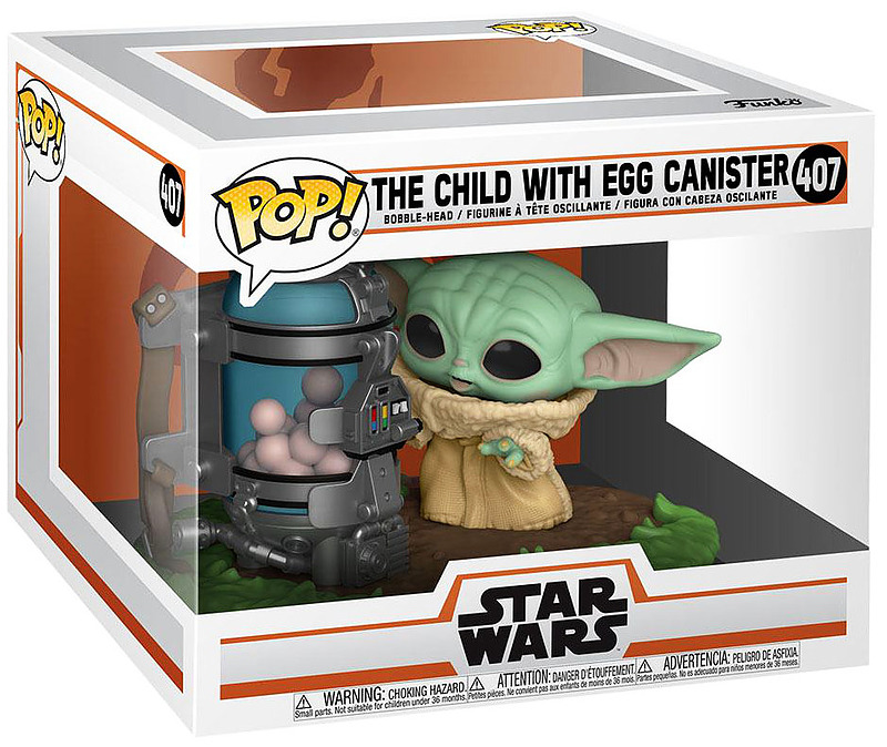 Star Wars POP! Child Mandalorian Canister Deluxe Cover