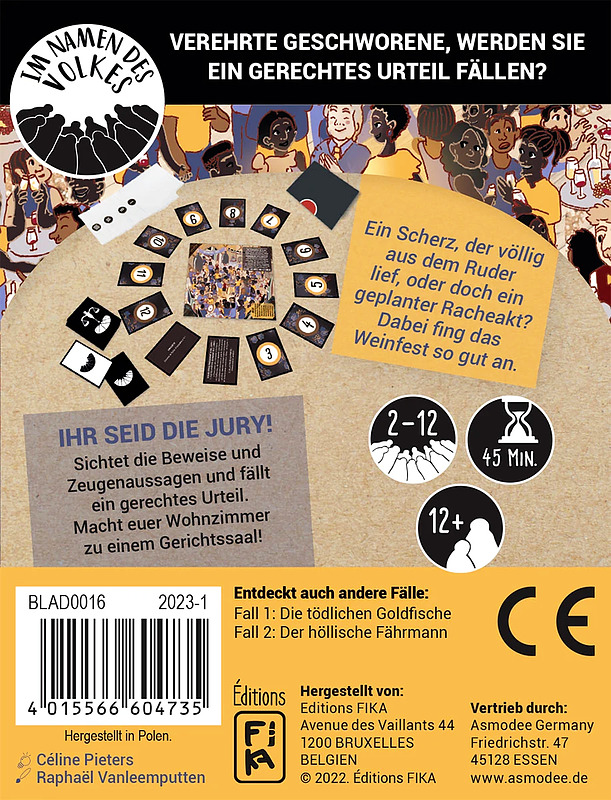 Im Namen des Volkes - Fall 3 Rueckseite