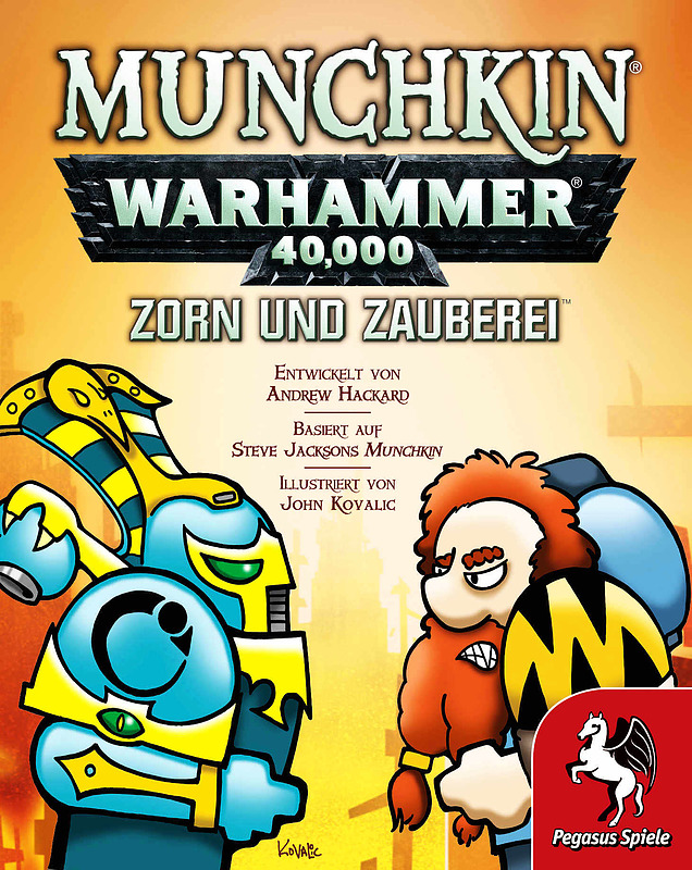 Munchkin: Warhammer 40.000 - Zorn und Zauberei Cover