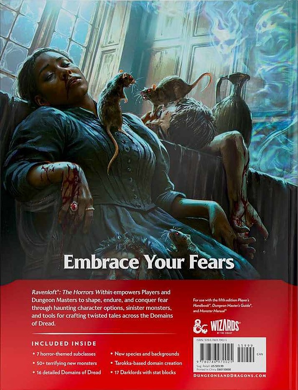 Dungeons & Dragons Ravenloft: The Horrors Within Rueckseite