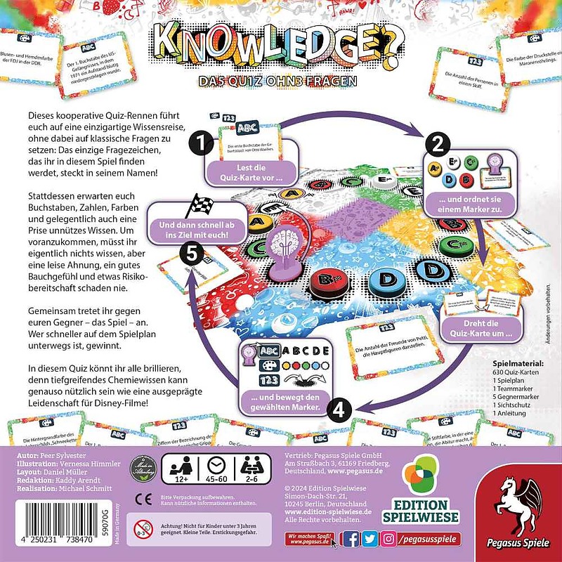 Knowledge - Das Quiz ohne Fragen Rueckseite
