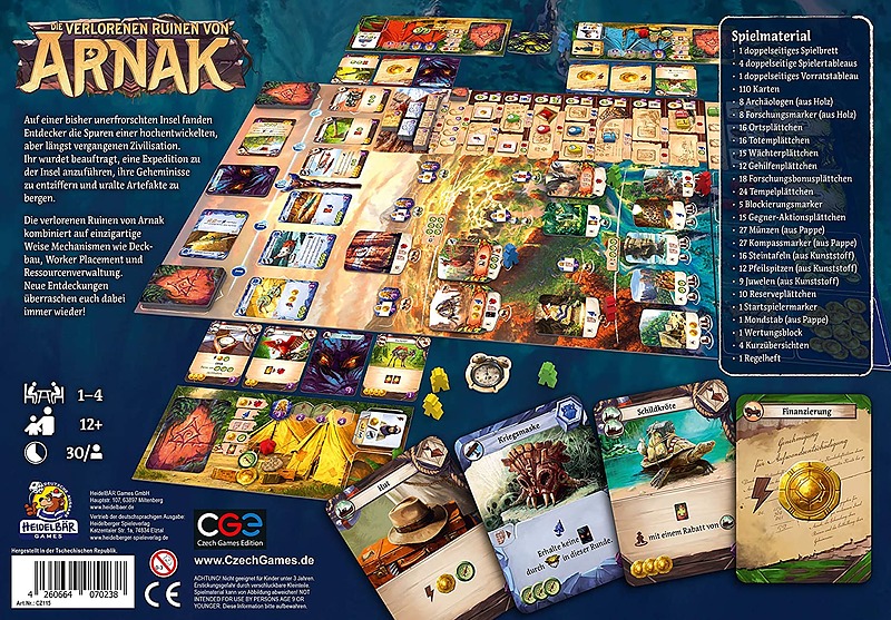 Die verlorenen Ruinen von Arnak Rueckseite