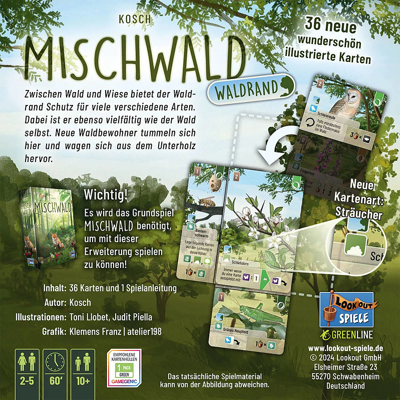 Mischwald - Waldrand Rueckseite