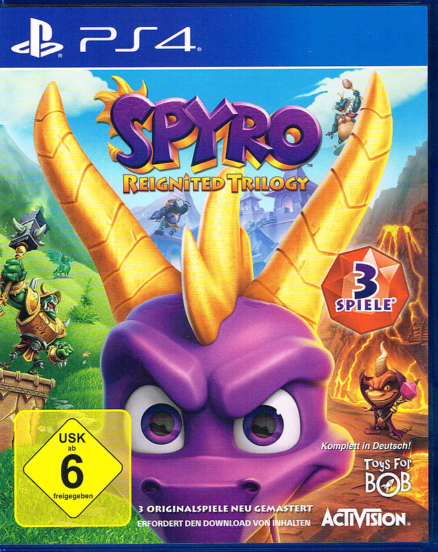 Spyro Reignited Trilogy Cover