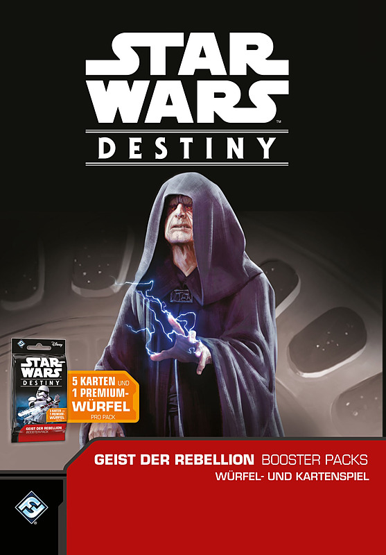 Star Wars Destiny Geist der Rebellion Booster Cover