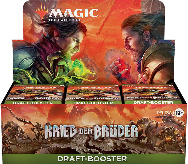 MTG: Krieg der Brüder Draft Booster Display Cover