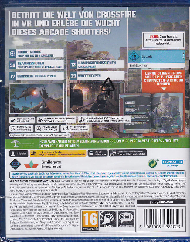 CrossFire Sierra Squad VR2 Rueckseite