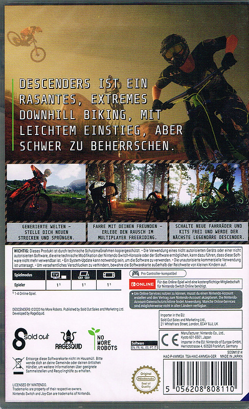 Descenders Rueckseite