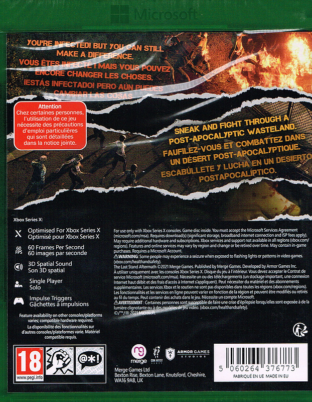 The Last Stand: Aftermath (PEGI) Rueckseite