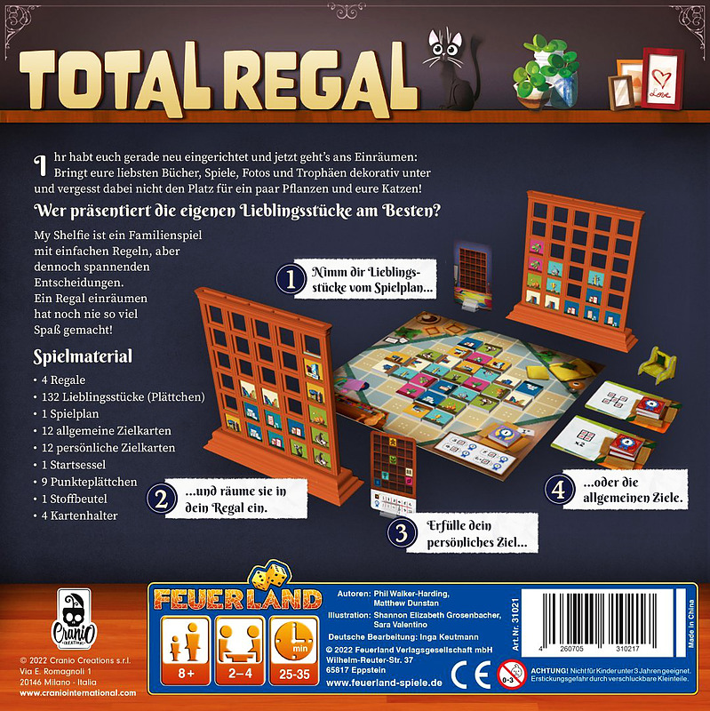 Total Regal - Plätze für Schätze Rueckseite