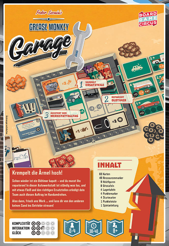 Grease Monkey Garage Rueckseite