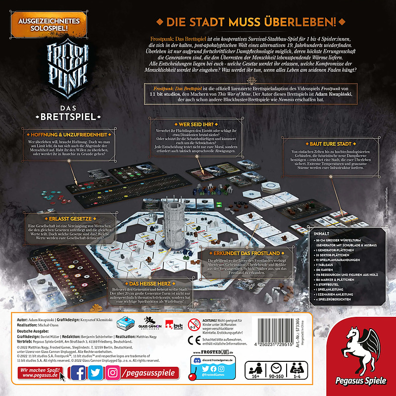 Frostpunk: Das Brettspiel Rueckseite