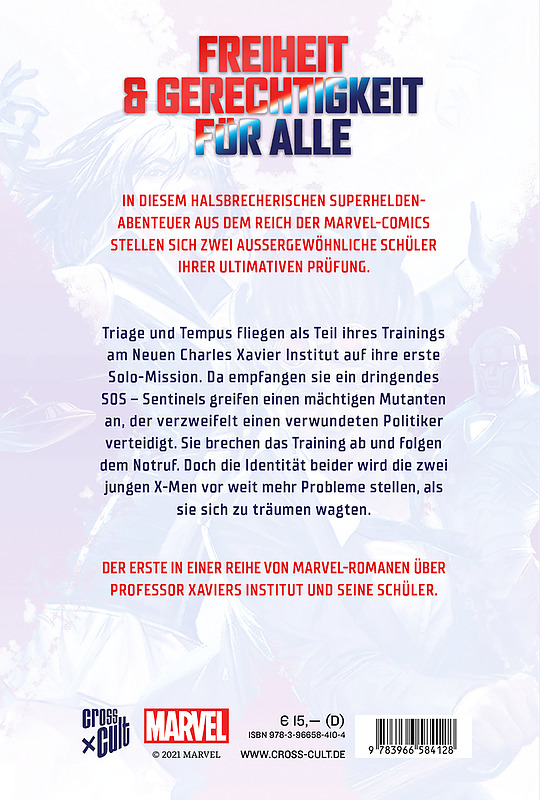 Marvel - Xaviers Institut: Freiheit&Gerechtigkeit Rueckseite