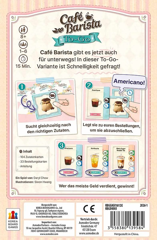 Café Barista: To-Go Rueckseite