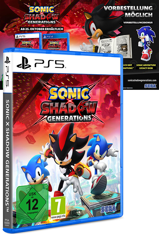 Sonic X Shadow Generations Remaster + 3 Boni Cover
