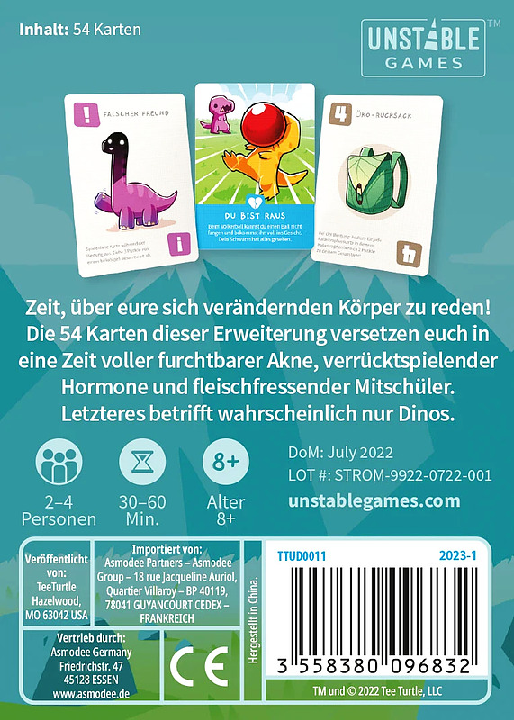 Happy Little Dinosaurs - Pubertäre Probleme Rueckseite