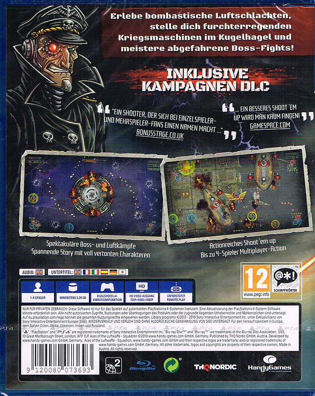 Aces of the Luftwaffe - Squadron Edition Rueckseite