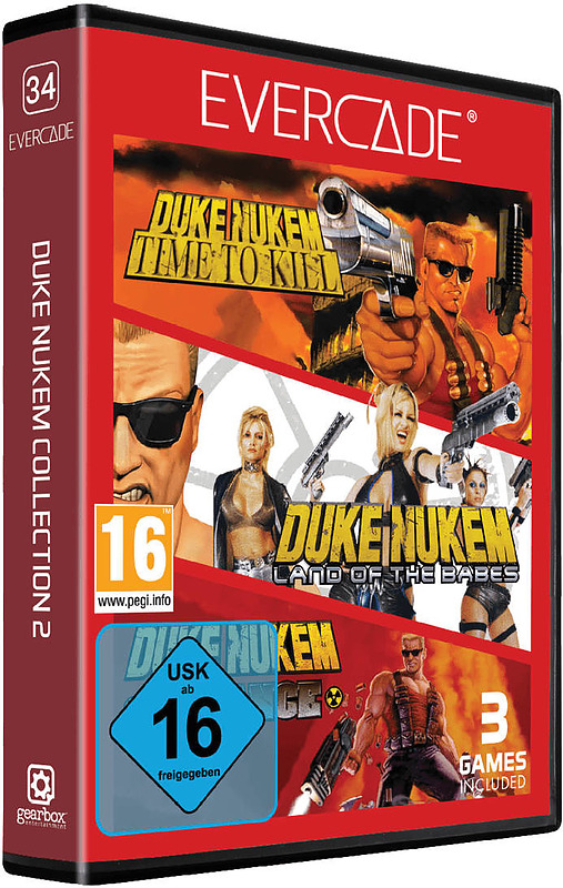 Blaze Evercade Duke Nukem Collection 2 Cover