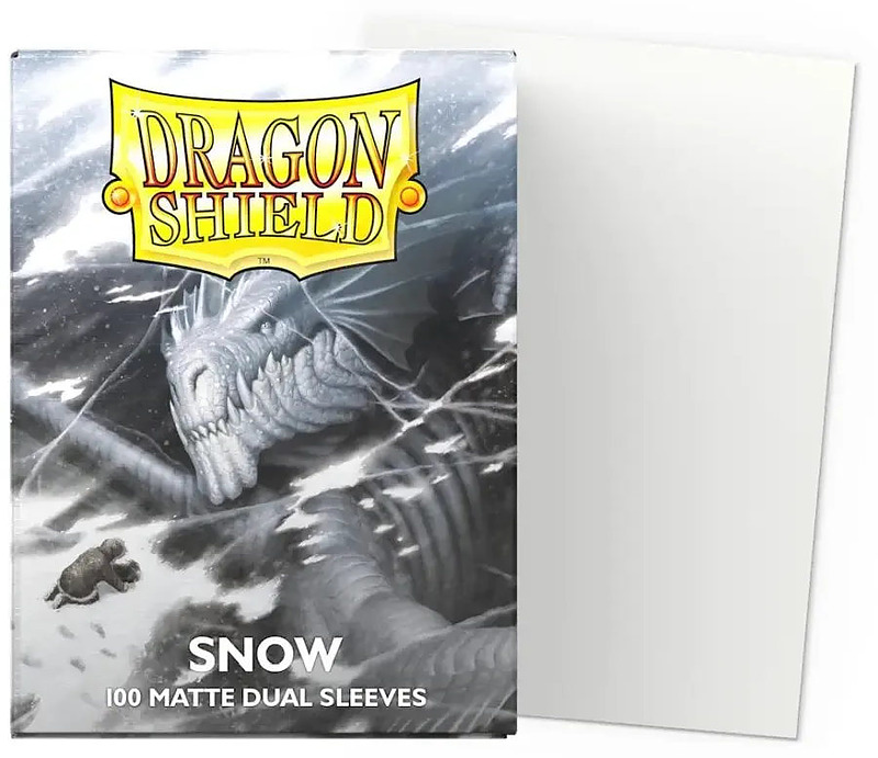 Dragon Shield Dual Matte - Snow Cover