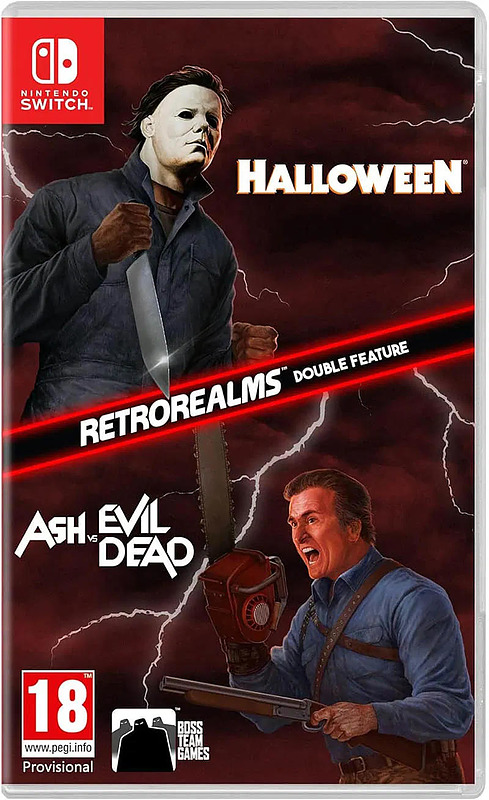 Halloween and Ash vs Evil Dead Retro Realms Cover