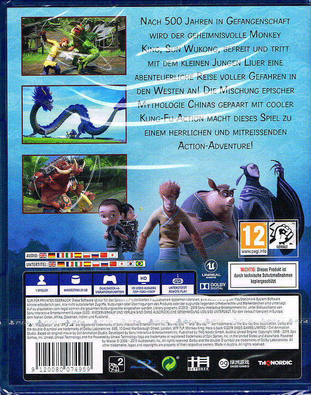 Monkey King: Hero is Back Rueckseite