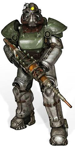 Fallout 4 Life-Size T-51b Power Armor Cover