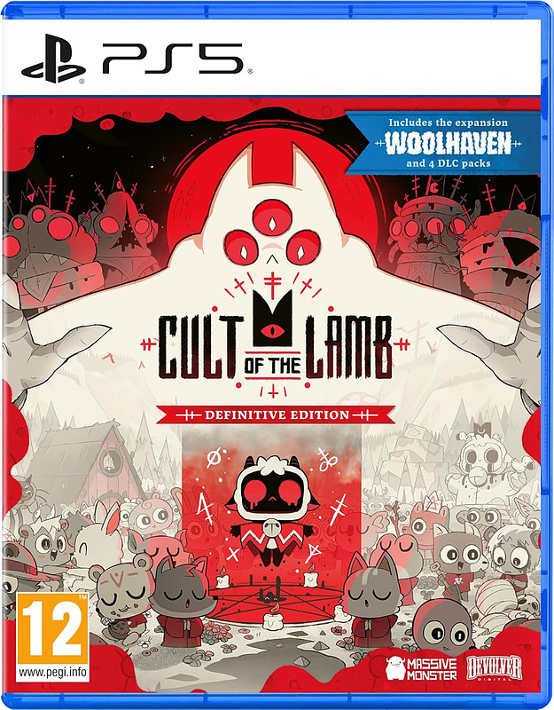 Cult of the Lamb: Definitive Edition (PEGI) Cover