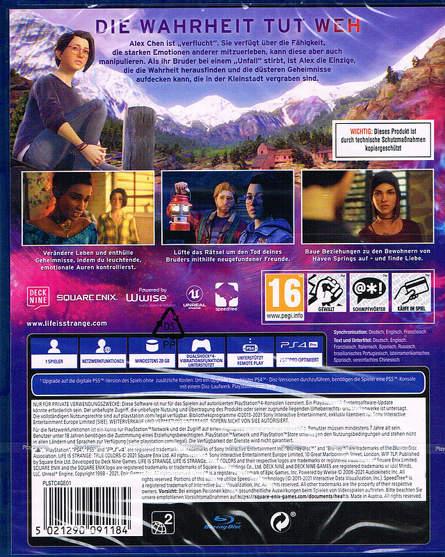 Life is Strange: True Colors Rueckseite