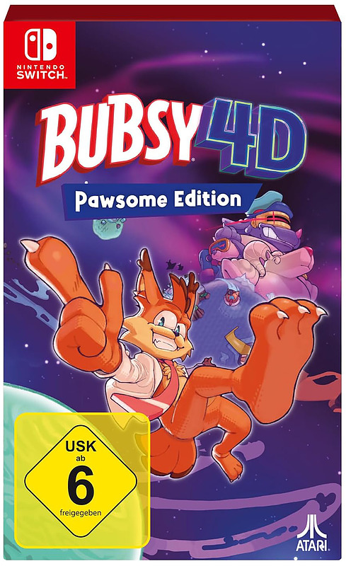 Bubsy 4D Pawsome Edition Cover