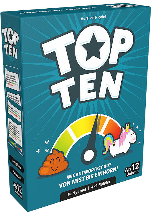 Top Ten 4-9 Spieler, Spieldauer ca. 30 Minuten Cover