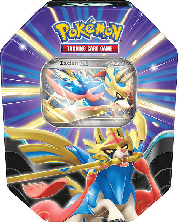 Pokemon Tin 122 Zacian Cover