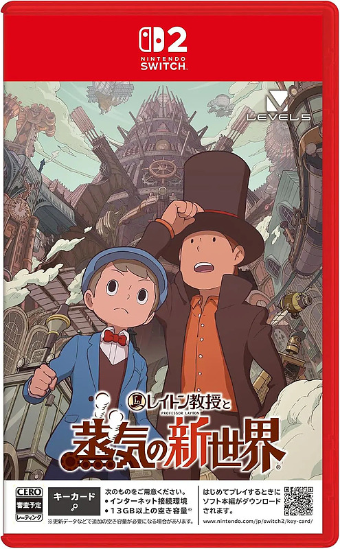 Professor Layton and The New World of Steam (Asien-Import) Cover