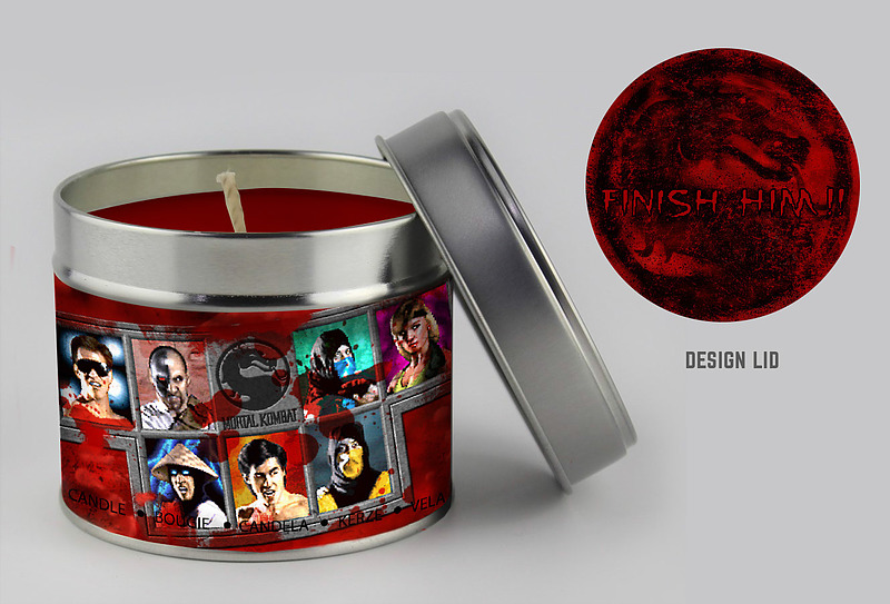Mortal Kombat Character Selection Candle Cover