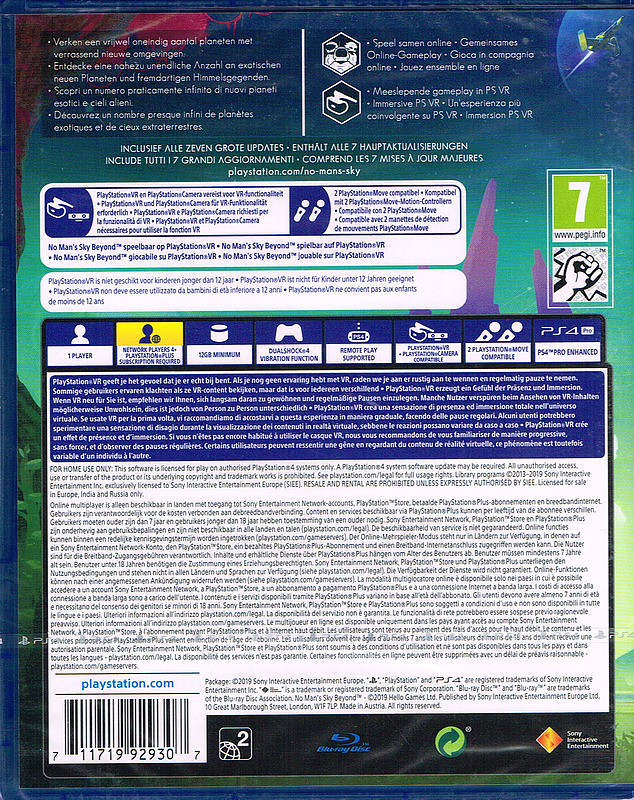 No Man's Sky Beyond Rueckseite