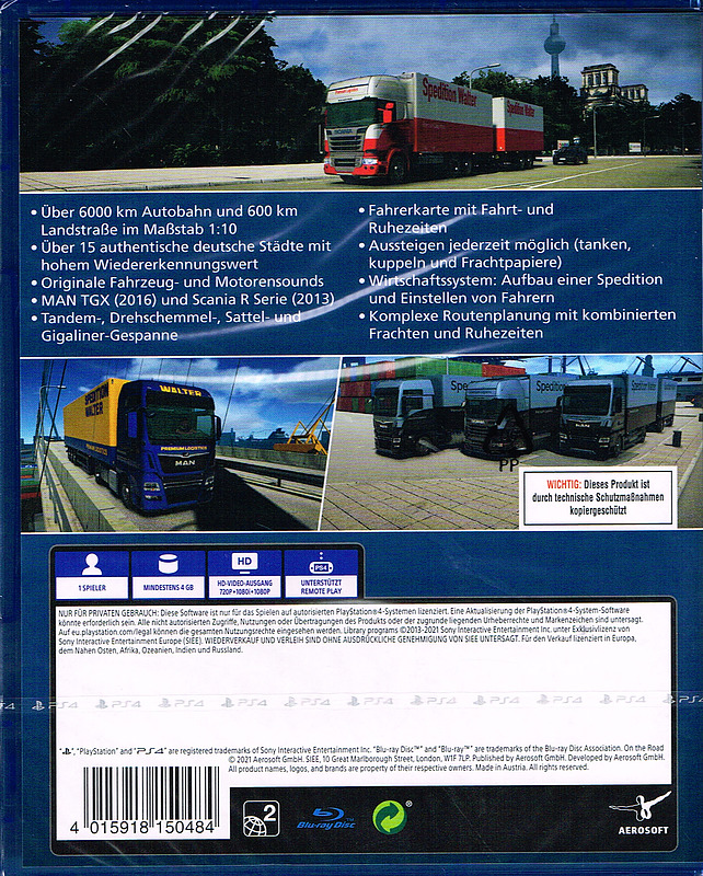 Truck Simulator - On the Road Rueckseite
