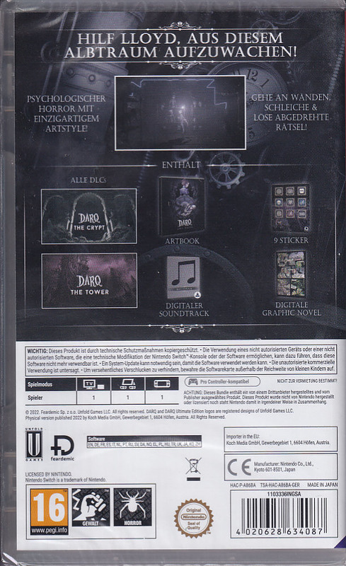 DARQ Ultimate Edition Rueckseite