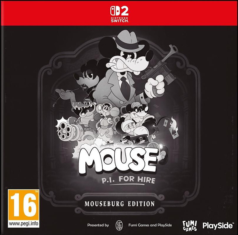 Mouse: P.I. for Hire Mouseburg Edition (PEGI) Cover
