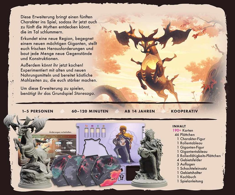 Stonesaga: Mythen und Mahlzeiten Rueckseite