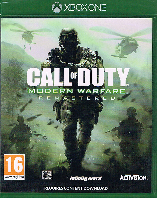 Call of Duty: Modern Warfare Remastered (PEGI) Cover