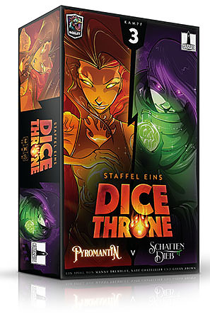 Dice Throne: Pyromantin vs. Schattendiebin Cover